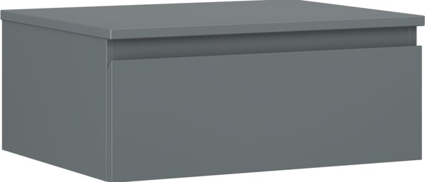 Mexen Orio, fürdőszobaszekrény 60 cm-es felsőrésszel, 1 fiókkal, grafit matt, 91A10-06023-1-BFC66