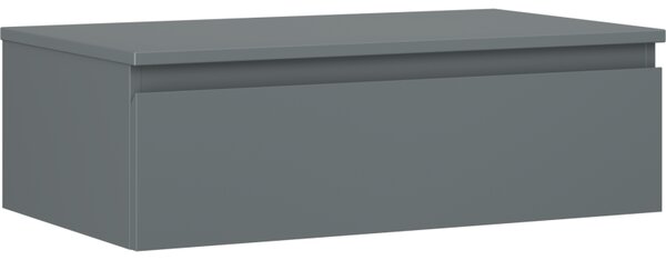Mexen Orio, fürdőszobaszekrény 80 cm-es felsőrésszel, 1 fiókkal, grafit matt, 91A10-08023-1-BFC66