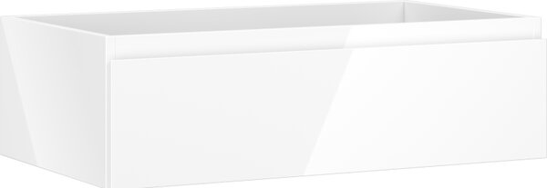 Mexen Orio, fürdőszobaszekrény 80 cm, 1 fiók, fényes fehér, 91A10-08023-1-BF00