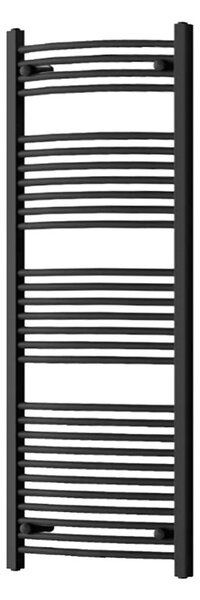 Íves törölközőszárító radiátor 1600x600 mm fekete