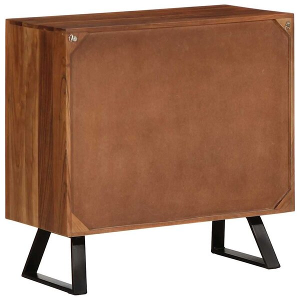 VidaXL fiókos szekrény mézbarna 70x35x70 cm tömörfa akácfa