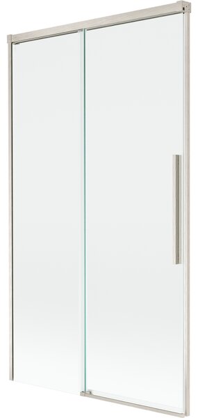 Mexen Rox, kétszárnyú tolóajtós kádparaván 100 x 150 cm, 8 mm-es átlátszó üveg, acélprofil, 8C9-100-001-97-00