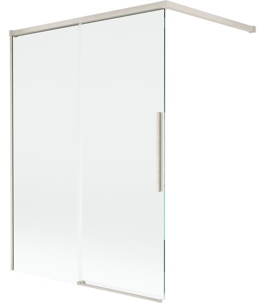 Mexen Rox, kétszárnyú tolóajtós kádparaván 120 x 150 cm, 8 mm-es átlátszó üveg, acélprofil, 8C9-120-003-97-00