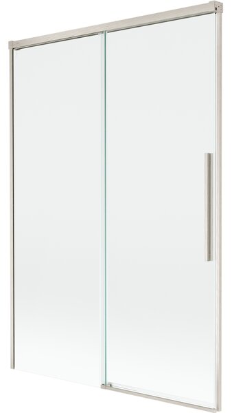 Mexen Rox, kétszárnyú tolóajtós kádparaván 120 x 150 cm, 8 mm-es átlátszó üveg, acélprofil, 8C9-120-001-97-00