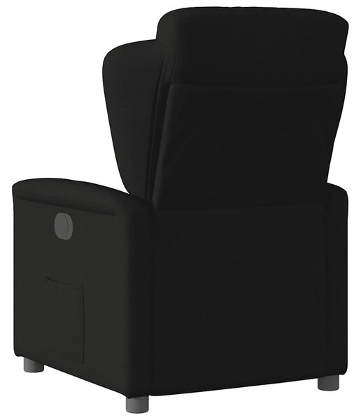 VidaXL fekete szövet dönthető fotel