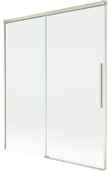 Mexen Rox, kétszárnyú tolóajtós kádparaván 140 x 150 cm, 8 mm-es átlátszó üveg, acélprofil, 8C9-140-001-97-00