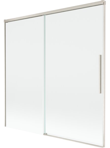 Mexen Rox, kétszárnyú tolóajtós kádparaván 160 x 150 cm, 8 mm-es átlátszó üveg, acélprofil, 8C9-160-001-97-00