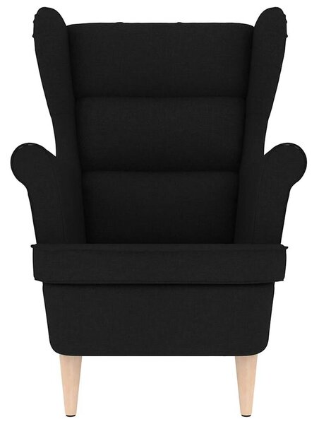 VidaXL fekete szövetfotel 74 x 84 x 100 cm