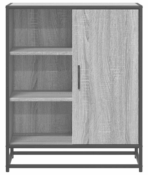 VidaXL szürke sonoma színű szerelt fa tálalószekrény 62x35x76 cm