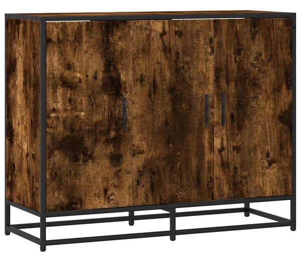 VidaXL sonoma tölgy színű szerelt fa tálalószekrény 94x35x76 cm