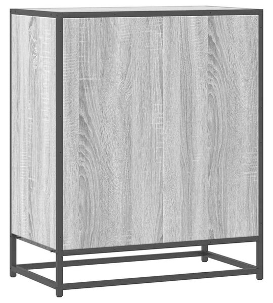 VidaXL szürke sonoma színű szerelt fa tálalószekrény 62x35x76 cm