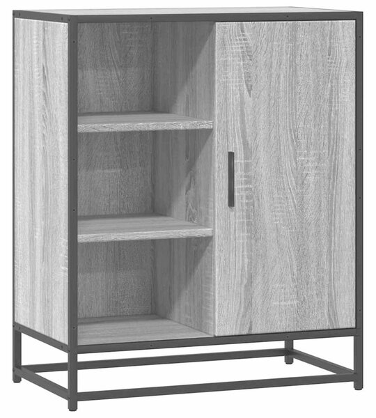 VidaXL szürke sonoma színű szerelt fa tálalószekrény 62x35x76 cm