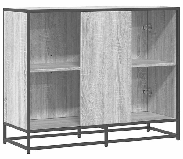 VidaXL szürke sonoma színű szerelt fa tálalószekrény 94x35x76 cm