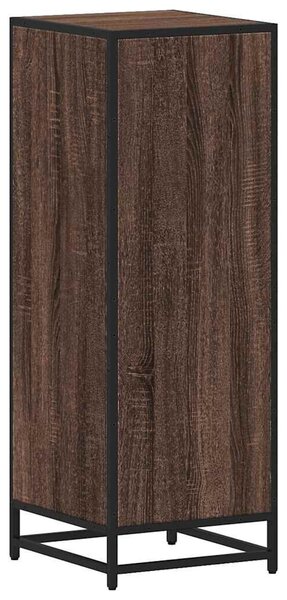 VidaXL barna tölgyszínű szerelt fa fürdőszobaszekrény 35x37,5x100 cm