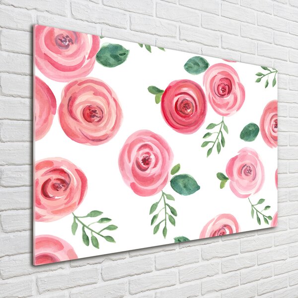 Egyedi üvegkép Roses