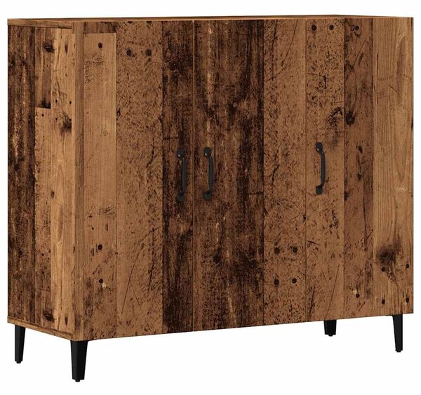 VidaXL antik fa színű szerelt fa tálalószekrény 90 x 34 x 80 cm