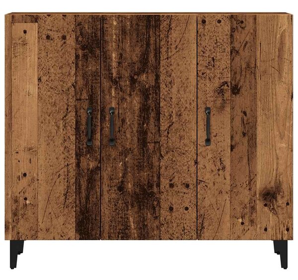 VidaXL antik fa színű szerelt fa tálalószekrény 90 x 34 x 80 cm