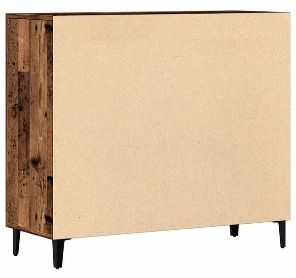 VidaXL antik fa színű szerelt fa tálalószekrény 90 x 34 x 80 cm