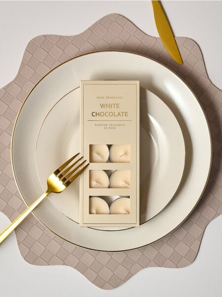 Sinsay - Teamécsesek 10 darabos csomag White Chockolate - fehér