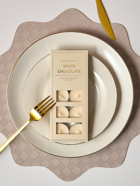 Sinsay - Teamécsesek 10 darabos csomag White Chockolate - fehér
