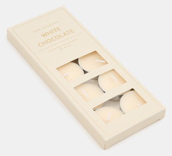 Sinsay - Teamécsesek 10 darabos csomag White Chockolate - fehér