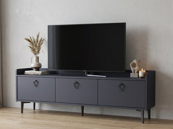 TV állvány PIENA 160 cm, antracit színű