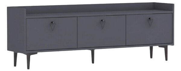 TV állvány PIENA 160 cm, antracit színű