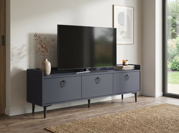 TV állvány PIENA 160 cm, antracit színű