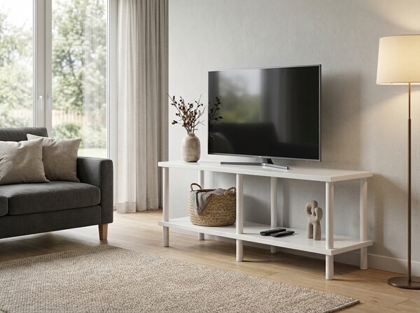TV szekrény SOLE 90 cm, fehér