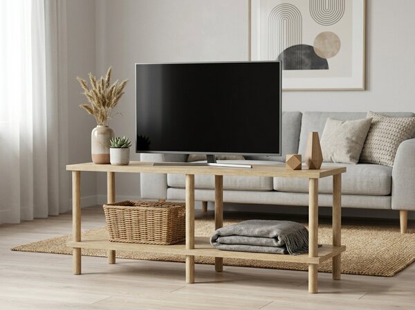 TV állvány SOLE 90 cm, sonoma tölgy