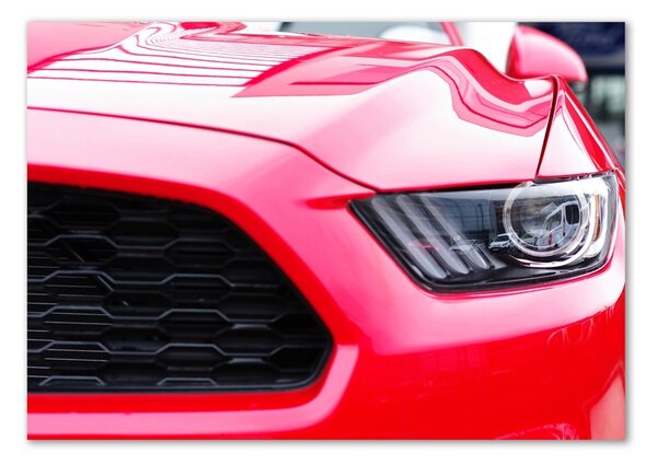 Akrilüveg fotó Piros mustang