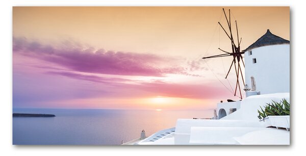 Akril üveg kép Santorini, görögország