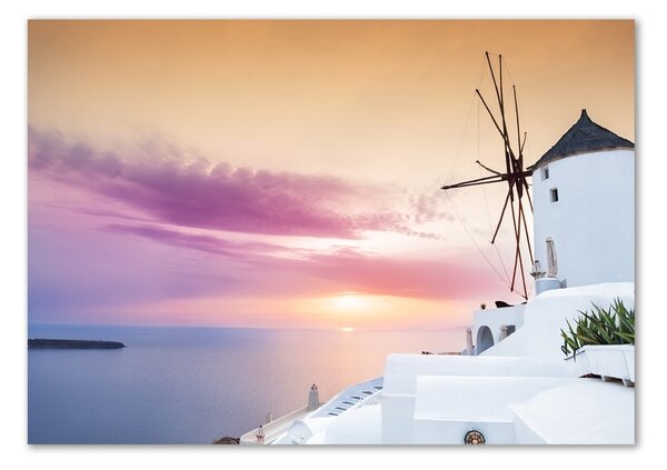 Üvegfotó Santorini görögország