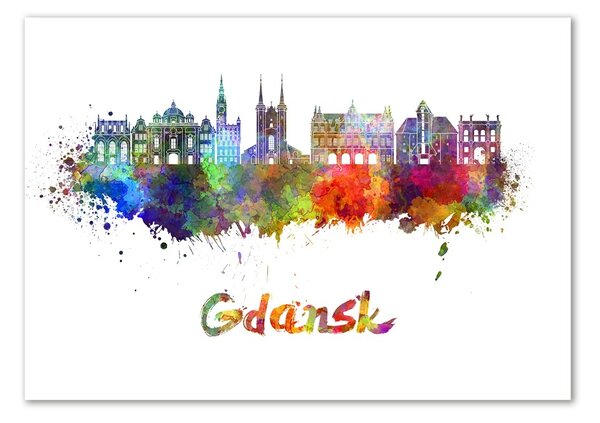 Akrilüveg fotó Színes gdańsk