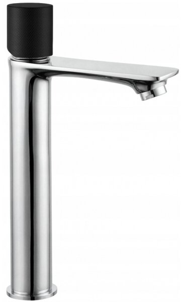 Mexen Royo One High mosdócsaptelep, króm / fekete, 72211-07