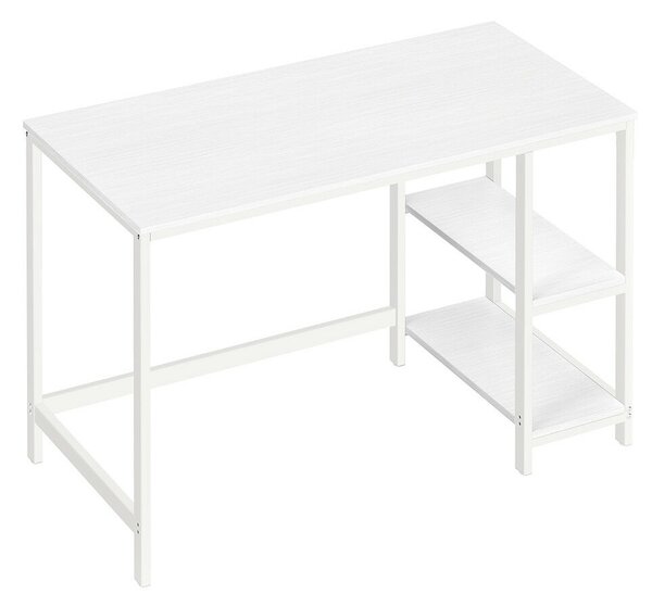 Íróasztal polcokkal, fehér120x60x75cm