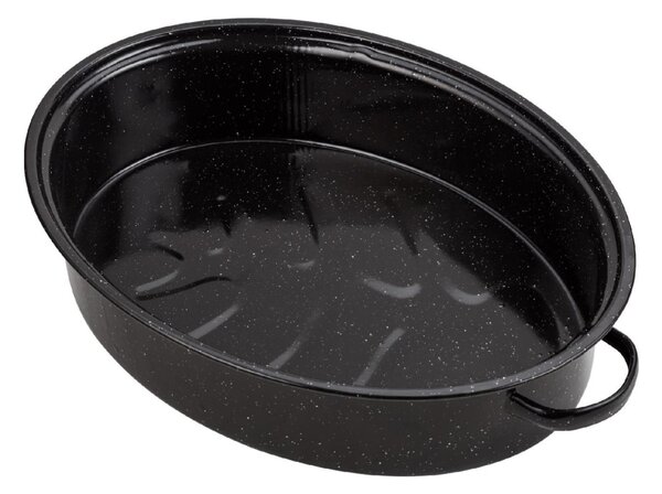 NAVA 10-053-001 ovális zománcozott kacsasütő, 42 cm
