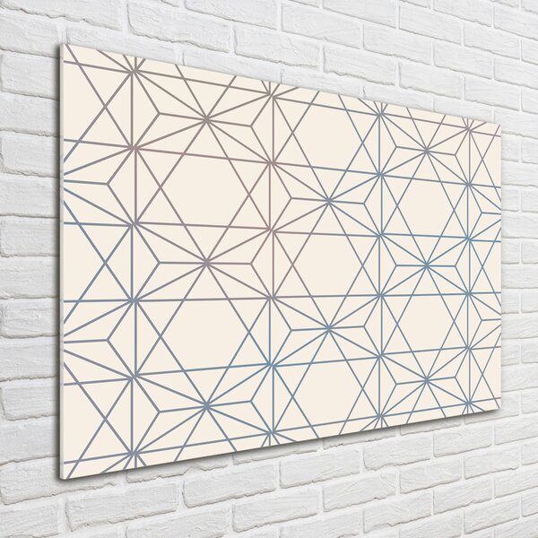 Üvegkép nyomtatás Geometriai háttér