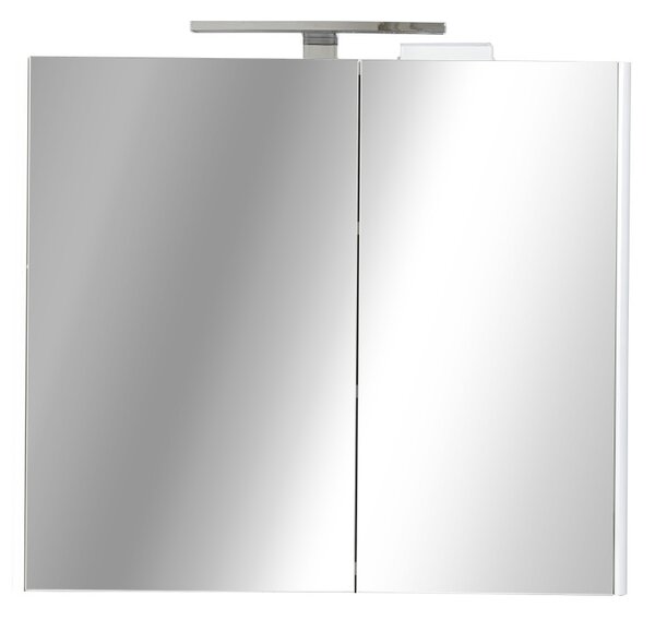 TMP SHARP Tükrös fürdőszobai szekrény LED világítással - 75 cm