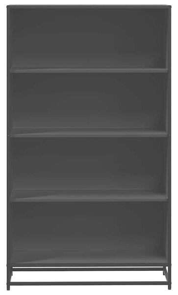 VidaXL fekete szerelt fa könyvszekrény 80,5 x 35 x 139 cm