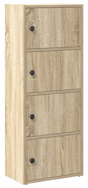 VidaXL sonoma tölgy színű szerelt fa könyvszekrény 40x24x102 cm
