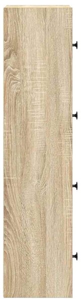 VidaXL sonoma tölgy színű szerelt fa könyvszekrény 40x24x102 cm