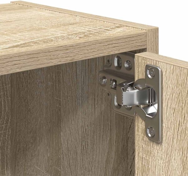 VidaXL sonoma tölgy színű szerelt fa könyvszekrény 40x24x102 cm