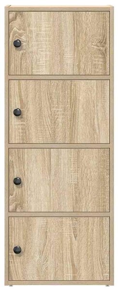VidaXL sonoma tölgy színű szerelt fa könyvszekrény 40x24x102 cm