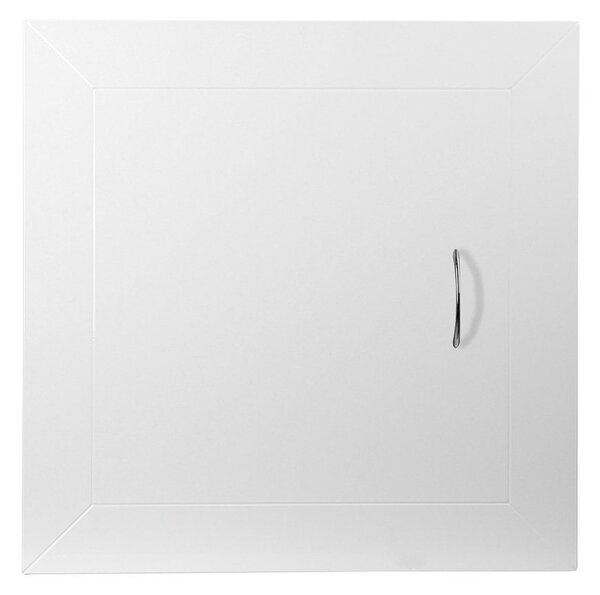 Aqualine Aqualine, Lábtartó ajtó 60x60cm, fehér, DS119
