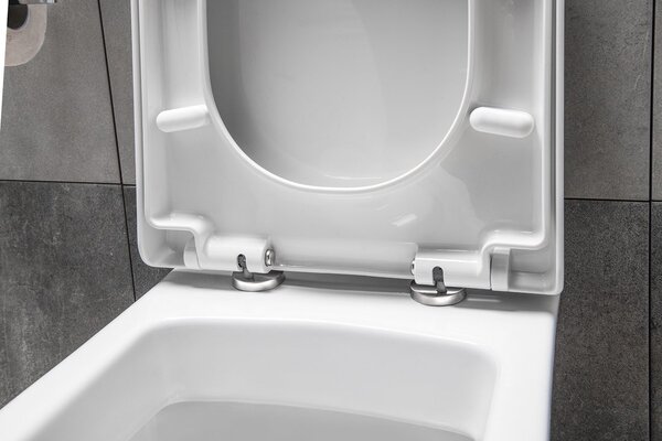Aqualine Aqualine, DONA WC-ülőke, Soft Close, fehér, FD121