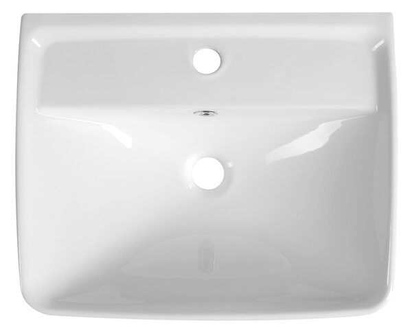 Aqualine Aqualine, DURU kerámia mosdókagyló 50x40 cm, fehér, TU0350