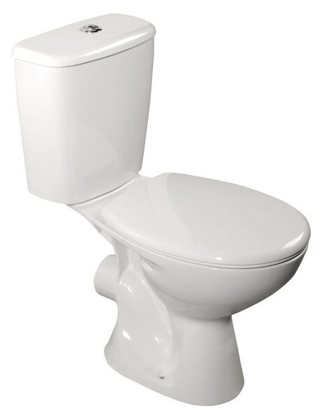 Aqualine Aqualine, JUAN WC kombi tál tartállyal, öblítőkészlettel, hátsó hulladékkal, LC2154
