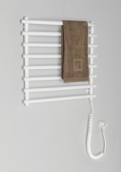 Aqualine Aqualine, Elektromos törölközőtartó, 570x465 mm, 72 W, fehér, SU110A