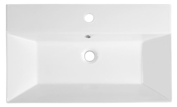 Aqualine Aqualine, Kerámia mosdókagyló 70x42cm, munkalap, 10SF50070